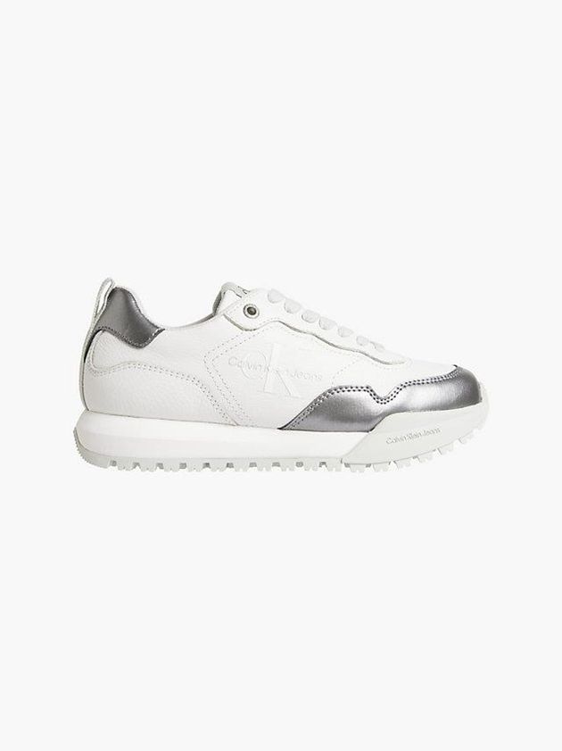 Calvin Klein USA Leather Womens Sneakers White 6741830-HG